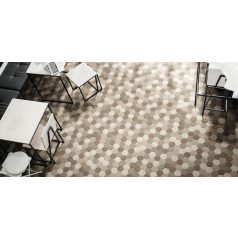 Stonegenge Hex Earth 26,5x51 hexagon mintás járólap