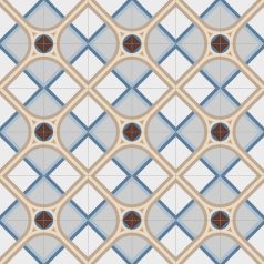 Vives 1900 Montaner Azul 20X20 Cementlap Mintás Járólap