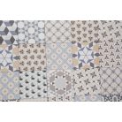 Bistro Mix 20x20 patchwork mintás cementlap hatású járólap KIFUTÓ