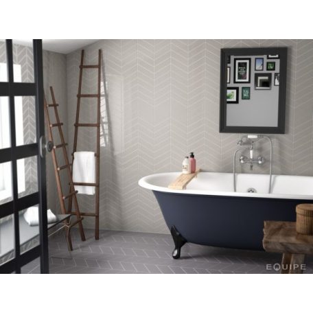 Equipe Chevron Wall Greige Right 18,6x5,2