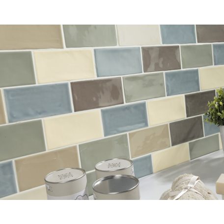 Ribesalbes Century Olive 7,5x15 rusztikus metro csempe