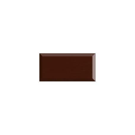  Metro Chocolate  Biselado F. 10x20 - csokoládébarna fózolt fényes metro csempe