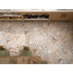 Patchwork pastel 20x20 cementlap hatású járólap