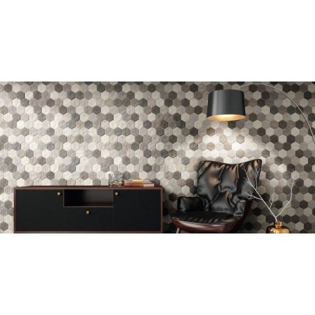 Stonegenge Hex Grey 26,5x51 hexagon mintás járólap