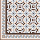 Vives 1900 Florentina 3 Celeste 20X20 Cementlap Mintás Járólap