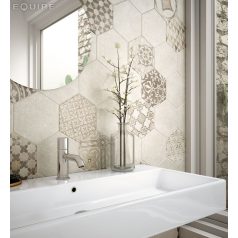   Hexatile Cement Garden Grey 17,5x20 hatszögletű mintás járólap 
