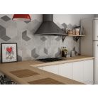 Rhombus Wall Dark Grey 15,2x26,3