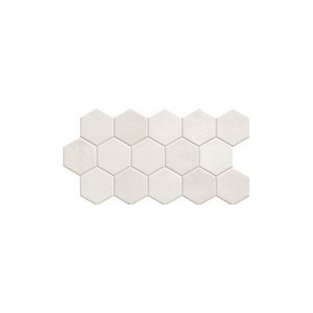  Hex White 26,5x51 hexagon mintás járólap