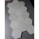  Hex White 26,5x51 hexagon mintás járólap