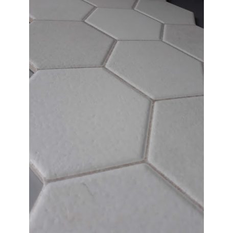  Hex White 26,5x51 hexagon mintás járólap