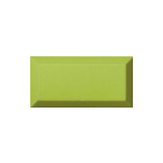 Metro Bisel Pistacho Brillo 7,5x15 