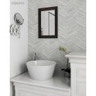 Rhombus Wall White 15,2x26,3