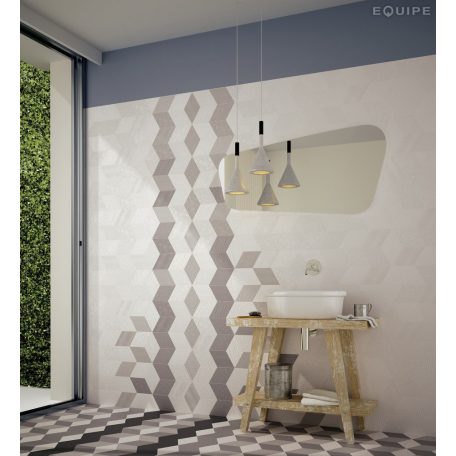 Rhombus Wall White 15,2x26,3
