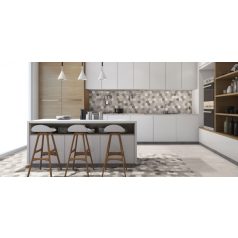 Realonda Habitat Hex Ice 26,5x51 hexagon mintás járólap