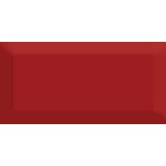   Metro Red 10x20 metró csempe fényes piros finom fózolású