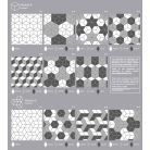 Rhombus Wall Ash Blue 15,2x26,3