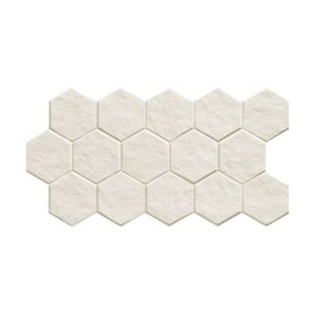 Muse Hex White 26,5x51 hexagon mintás járólap