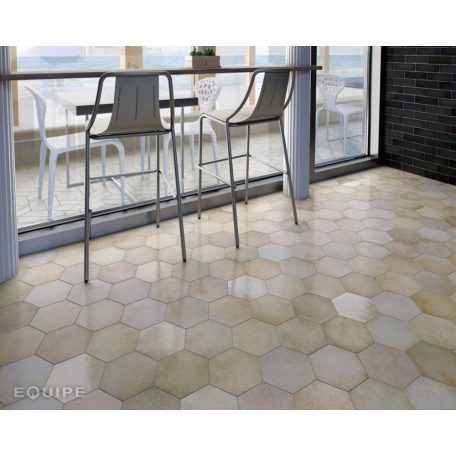 Equipe Heritage Wheat 17,5x20 hatszög alakú csempe