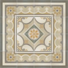 Equipe Caprice Burgundy Border 20x20