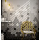 Hexagon White Mate 12,4x10,7