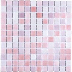 Combi 6 rózsaszínű kevert üvegmozaik