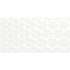  Fantasy Bianco Lux Struttura Prisma 3D R57G 30x60