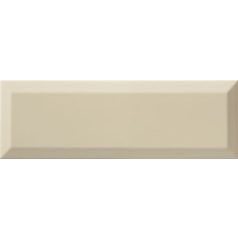 Metro Bisel Almond Brillo 10x30 fózolt fényes metro csempe