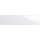 Metro Liso Flat Blanco Brillo 10x30 fényes fehér sima metro csempe
