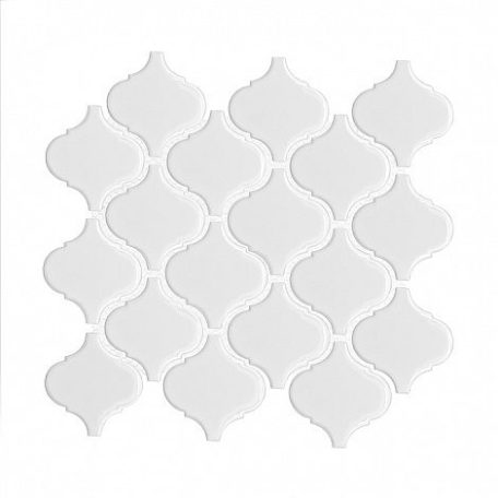 Arabesco White Mini 27,6x25 mozaikcsempe 