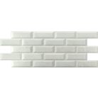 Bisel Marmol Gris 10x30 fózolt metro fali csempe