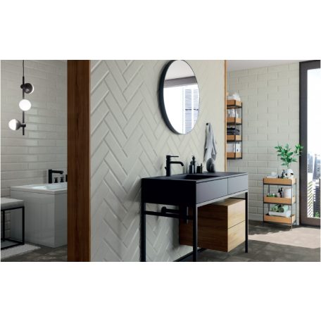 Bisel Marmol Gris 10x30 fózolt metro fali csempe