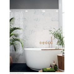   Picket /nyíl/ Carrara fényes sima hatszög 10x30 fali csempe