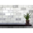 Vita Natura Decor Mix 10x20 - patchwork mintás dekorcsempe