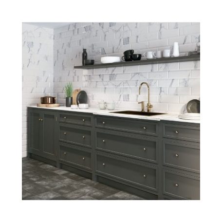 Bisel Calacatta Gris 10x30