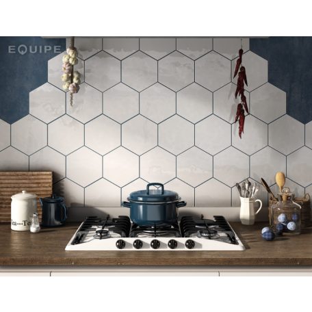 Equipe Hexatile Blanco Brillo 17,5x20
