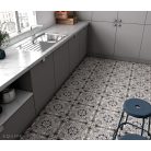 Art Nouveau Opera Grey 20x20