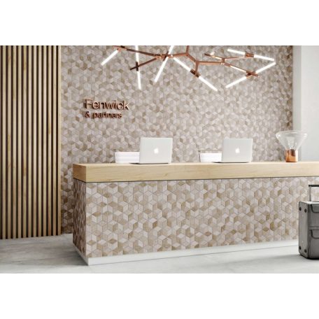 Rhombus Stone Taupe 26,5x51