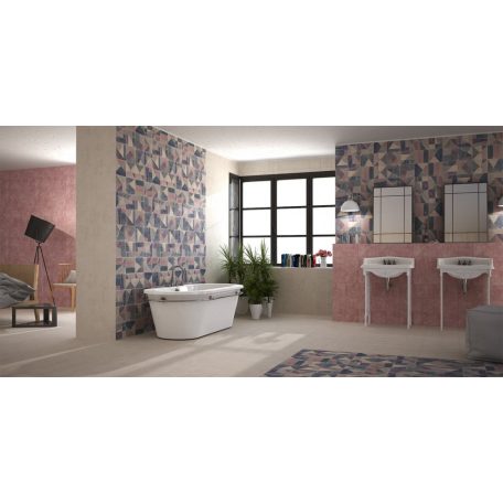 Cementine Brush Azul Deco  20x20