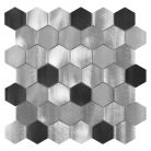 DUNIN ALLUMI GREY HEXAGON MIX 48 mozaik csempe