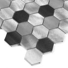 DUNIN ALLUMI GREY HEXAGON MIX 48 mozaik csempe