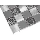 DUNIN ALLUMI GREY MIX 23 mozaik csempe
