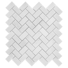 DUNIN EASTERN WHITE HERRINGBONE 48 mozaik csempe