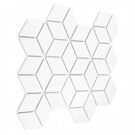 DUNIN MINI ROMBIC WHITE 48 mozaik csempe