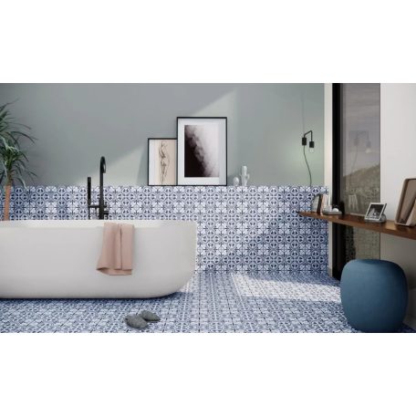 Prissmacer Pre. Hampton Blue  álfugás cementlap hatású matt járólap  45*45