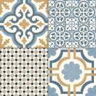 Prissmacer Pre. Windsor (Mix 6db)  álfugás cementlap hatású  patchwork matt járólap  45*45