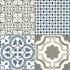 Prissmacer Pre. Windsor (Mix 6db)  álfugás cementlap hatású  patchwork matt járólap  45*45