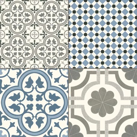 Prissmacer Pre. Windsor (Mix 6db)  álfugás cementlap hatású  patchwork matt járólap  45*45