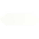 Picket /nyíl/ White Matt sima hatszög 10x30 fehér fali csempe