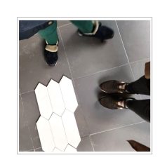   Picket /nyíl/ White Matt sima hatszög 10x30 fehér fali csempe