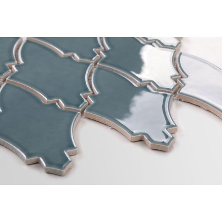 ARABESQUE PAJZS TÜRKISZ FÉNYES